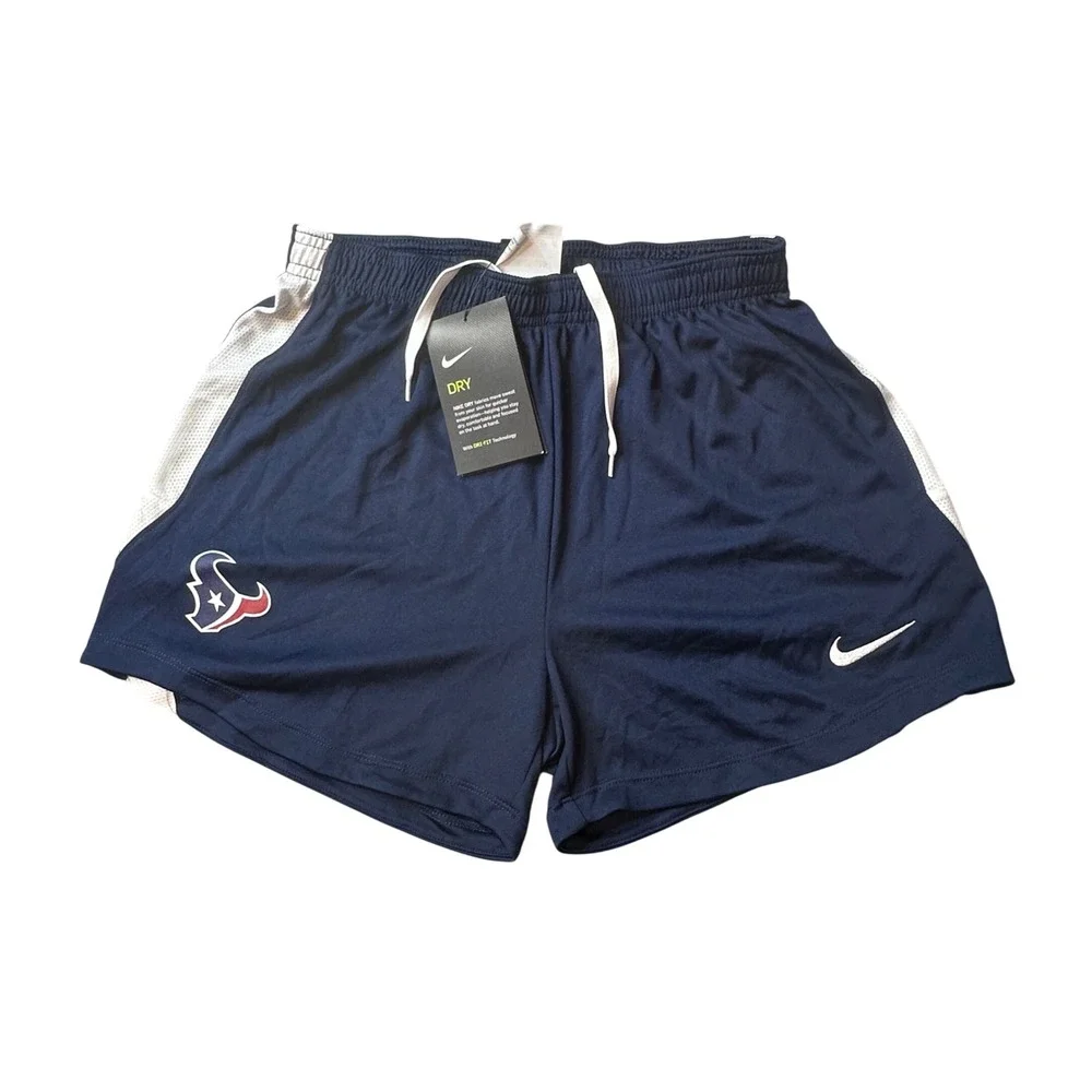 Houston Texans Nike Shorts Womens XS Navy Dri-FIT AJ1243-419 Athletic‎ Running